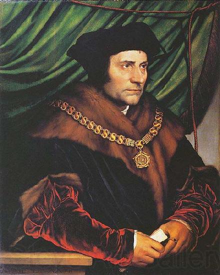 Hans holbein the younger Portrait of Sir Thomas More,